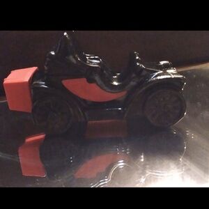 Avon Black and Red Sports Car Toy Sleek Design